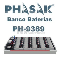 Banco de 20 bater�as 12V 9Ah | Phasak PH9389